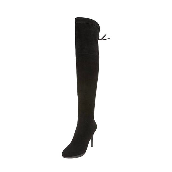 SAM EDELMAN VESEY Suede Leather OTK Stiletto High Heel Boots - Picture 1 of 7